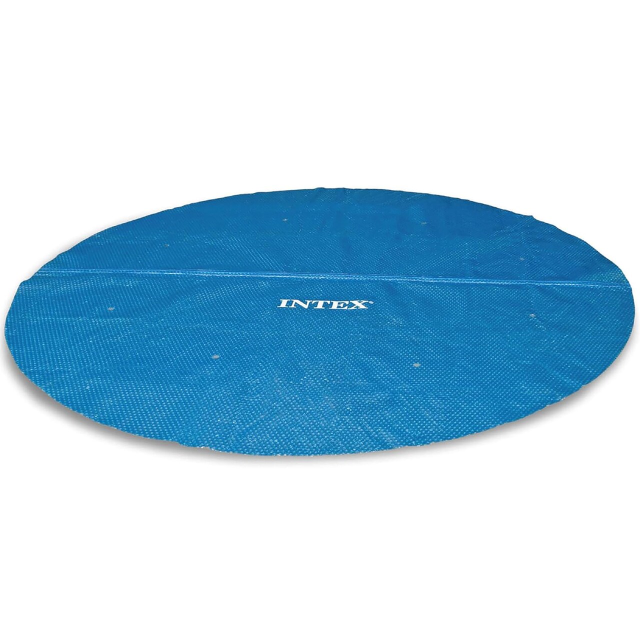 Intex: Solar Pool Cover - 16ft Round - Blue, Polyethylene, Insulates Water, Reduce Evaporation, Keep Debris Out, Above Ground Swimming Pool Accessory